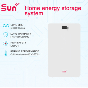 SunPlus แบตเตอรี่สำรองไฟแบบติดผนัง 10.24 กิโลวัตต์ชั่วโมง LiFePO4 ESS |   แบตเตอรี่เก็บพลังงานแสงอาทิตย์ 51.2V 200Ah |   รับประกัน 5 ปี |   ระบบออฟกริดและไฮบริด |   อายุการใช้งานยาวนาน - Product Image 2