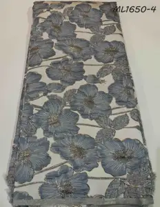 Brocado jacquard telas de satén de lujo jacquard máquina de bordado de encaje decorativo