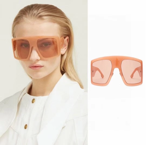 Lunette De Soleil大型フレームゴーグルUV400メガネ男性用PC新しいタイプの特大フレームサングラス女性2025トレンド - Product Image 2