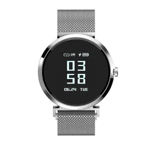 Tim tỷ lệ huyết áp màn hình osram smartwatch hoạt động tracker đồng hồ bluetooth năng lượng thấp dây đeo cổ tay đồng hồ phụ nữ thông minh