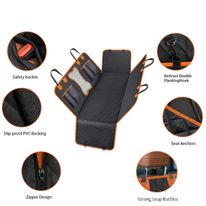 Funda de Asiento de Coche para Perro Lynpet, Cubierta Impermeable tipo Hamaca a Prueba de Arañazos, Antideslizante, Duradera y Suave para Asientos Traseros de Coches - Product Image 3