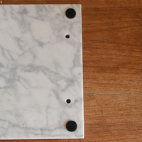 Oneup-plateau en marbre naturel, série starlight de haute qualité, fait à la main et populaire, plateau de service en métal pour décoration de maison et d'hôtel
