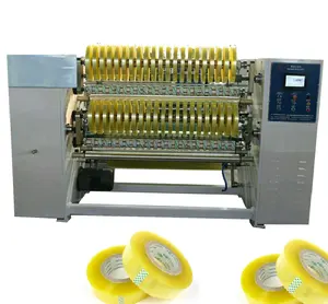 Halbautomat ische Jumbo-Rollen Klebebands chneide maschinen Bopp Tape Slitting Rewind Machine