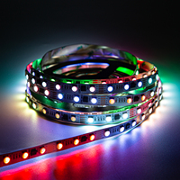 Bande LED flexible DMX512RGB 4 fils 10mm RGBW adressable UCS512 5050 RGB 12V DC24V IP67 corps en PVC pour application paysagère