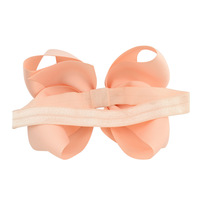 Personnalisé Satin Cheveux Arc Bandeau Bébé Cheveux Accessoires Bandeaux Avec Noeud Ruban Arc Élastique Bandeau Bandeau pour bébé