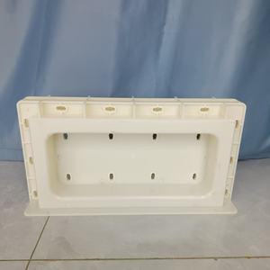 Mô hình <span class=keywords><strong>2025</strong></span>-Ván khuôn tường bê tông trang trí gạch rỗng hai mặt mới-Ván khuôn nhựa bền cho khả năng chống gió - Product Image 4