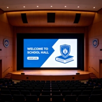 Mur vidéo LED à installation fixe en intérieur, haute définition P1.8 P2 P2.5, écran d'affichage LED en intérieur pour salle de conférence scolaire