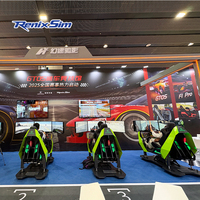 Simulateur de conduite de voiture de course Esport F1 4 axes Renixsim Commercial, simulateur de course de réalité virtuelle, divertissement, Moza Sim Racing Rig