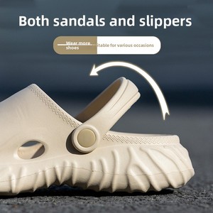 Nouvelles Sabots Homme 2026 à Semelle Épaisse Respirantes d'Été pour Extérieur, Bout Fermé, Antidérapantes, Durables, Absorption des Chocs, Vente en Gros - Product Image 2