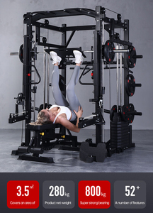 Máquina Multifuncional de Sentadillas Smith para Uso Comercial y Doméstico <span class=keywords><strong>en</strong></span> Gimnasio - Product Image 4