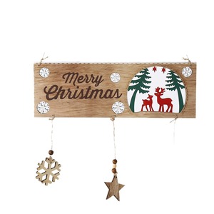 Nouveau créatif <span class=keywords><strong>d</strong></span>écorations <span class=keywords><strong>d</strong></span>'arbre de noël nouvel an <span class=keywords><strong>d</strong></span>écorations de fête de vacances bricolage <span class=keywords><strong>porte</strong></span> suspendu noël en bois artisanat <span class=keywords><strong>d</strong></span>écor - Product Image 5