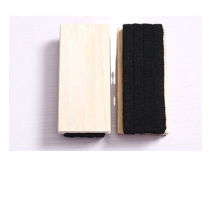 Grande gomme pour tableau, nettoyeur de tableau noir, gomme en feutre de laine, dépoussiéreur pour tableau noir en bois, kit de nettoyage pour salle de classe - Product Image 4