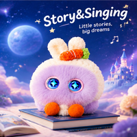 Jouet en peluche interactif IA, Compagnon intelligent pour la lecture d'histoires et la réponses aux questions, Robot IA pour l'éducation interactive