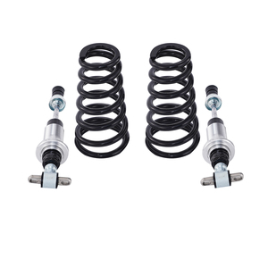 Đen điều chỉnh Giảm xóc trước cuộn dây phía trước qua sốc với lò xo 500lb cho GM A F x g cơ thể SBC khối nhỏ Chevy - Product Image 2