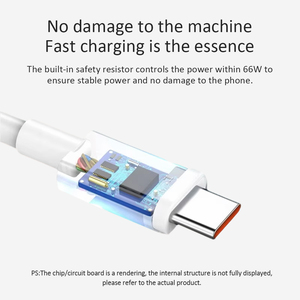 Câble de chargeur USB-C vers USB-C PD100W 5A, USB 2.0, transfert de données 480 Mbps, pour MacBook, Huawei, Xiaomi - Product Image 3