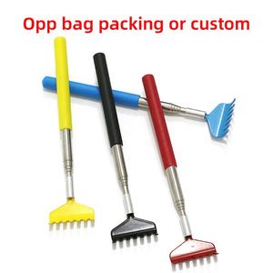 Metal para massagear as costas, presente durável para mulheres, ferramenta telescópica de massagem com alças de plástico, para coçar e coçar as costas - Product Image 6