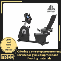 Vélo d'exercice inclinable professionnel pour cardio d'intérieur, fabriqué à Guangzhou, pour salle de sport, club de fitness et usage domestique, cadre quadruple