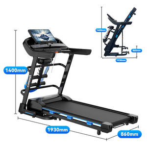 Per Lijiujia commerciale elettrico tapis roulant Fitness multifunzione Design pieghevole schermo LCD 150kg per attrezzature da palestra include Calo - Product Image 3
