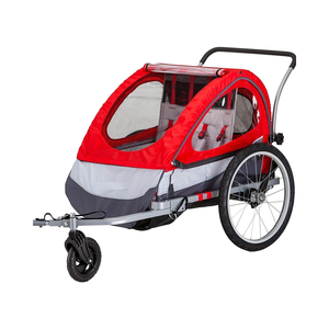 Remorque de vélo pour bébé en gros, poussette pour les voyages - Remorque de vélo en tissu pour 2 personnes avec utilisation en mini-maison/camping-car - Product Image 1