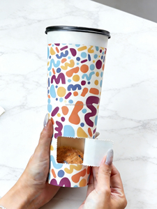 Bicchieri di Carta per Tè al Latte e <span class=keywords><strong>Caffè</strong></span> con Logo Personalizzato, Scatola Sorpresa, Vendita all'Ingrosso - Product Image 3