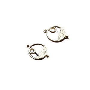 Pendentif lune levante au-dessus de la mer, breloque en cuivre de 13x18mm, pour accessoires de bijoux à faire soi-même - Product Image 5