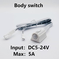 Portalápices Inteligente Todo en Uno con Sensor Infrarrojo, Control Individual, Control de Luz de Cama Levitante, Interruptor con Sensor de Movimiento, ABS
