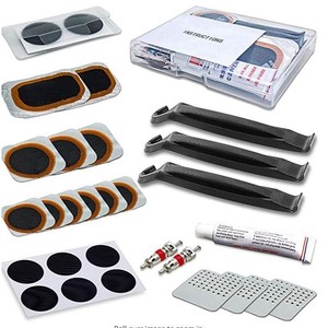 Kit de Reparación de Neumáticos de Bicicleta Dx9 1, Parches Fríos, Herramientas para Reparar Pinchazos de Goma, Caja de Plástico, Talla Única - Product Image 4