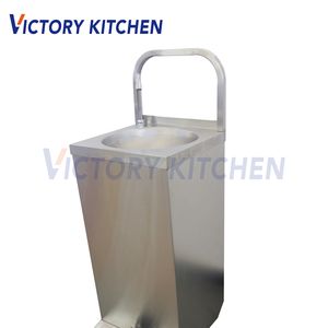 VICTORY KITCHEN - Lavadero de Pedal para Exteriores de Acero Inoxidable 304 de Alta Resistencia, Plateado, para Hospital, Eléctrico/a Gas - Product Image 2