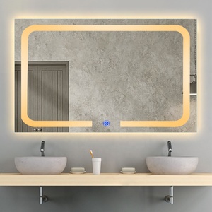 Chống Cháy Nổ Thông Minh Không Khung Màn Hình Cảm Ứng Chống Sương Mù Phòng Tắm LED Gương - Product Image 1