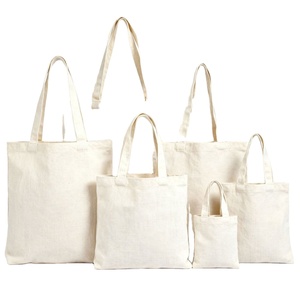 Thick Reusable Designer Cloth Canvas Cotton <b>Medium</b> <b>Size</b> Shoulder Strap Storage Use Shopping Tote <b>Bag</b> DIY Painting Blank School - Product Image 3