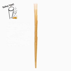 กระดาษข้าวออร์แกนิคแบบม้วนสำเร็จรูป ไม่ฟอกขาว ขายส่ง ขนาด 109 มม. สำหรับมวนบุหรี่โดยเฉพาะ อุปกรณ์เสริมสำหรับกระดาษมวนบุหรี่ - Product Image 1