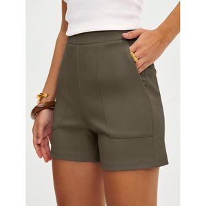 Anrabess – jupe-short taille haute pour femmes, avec poches, respirante, vêtements décontractés d'été pour la plage et les vacances - Product Image 4