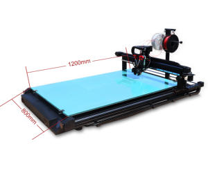 Máquina de impresión de letras de canal 3D, máquina de impresión de señalización de logotipo, para hacer señalización en exteriores e interiores, 1280/ - Product Image 3