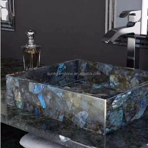 Porte-over de cuisine <span class=keywords><strong>en</strong></span> granit bleu, perle antique, pour comptoir et dessus de table - Product Image 6