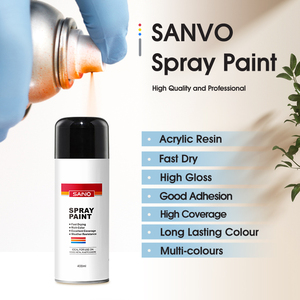 Pintura en Aerosol SANVO para Metal, Secado Rápido, Alto Brillo, Multiusos, Color 2025, Nueva Pintura Acrílica en Aerosol - Product Image 2