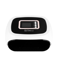 Lámpara UV LED Profesional de 108W para Uñas, 42 Perlas de Alambre Dorado, Doble Longitud de Onda 365+405nm, Pantalla Digital, 4 Temporizadores, Secador de Gel para Salón
