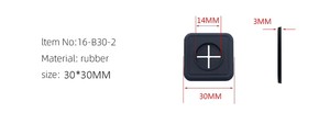 Custom PVC TPU TPR Rubber Earphone Hole <b>Patch</b> <b>Sew</b> <b>On</b> Cable Port Label for Sports Bags and Garments - Product Image 5
