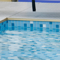 Revestimiento Flexible de PVC para Piscinas, Anti-algas, Anti-moho, Fácil de Limpiar, Múltiples Colores y Grosores Opcionales, para Piscinas Interiores y Exteriores