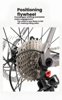 700C Aluminium-Citybike Rennrad 12-Gang Hydraulische Scheibenbremsen Aluminiumgabel Standardpedale für Offroad- & Gravel-Trail-Fahrten