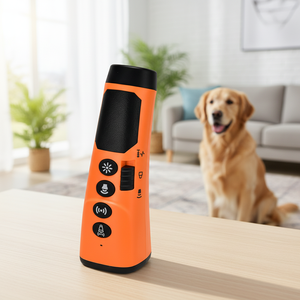 Repelente y Entrenador de Perros Portátil Recargable para Exteriores con Control Ultrasónico de Ladridos de 49 pies, Plástico Resistente, Batería con Duración de Más de 20 Horas - Product Image 1