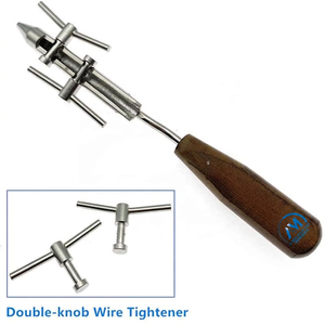 Taladro ortopédico médico Al Mida Healthcare de acero inoxidable con mandril ajustable y mango de madera, instrumento quirúrgico manual CE - Product Image 4