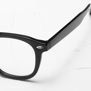 Gafas Clásicas Ovaladas de Montura Completa, Marco Negro Sólido, Lentes Anti-UV CR-39, Unisex para Adultos, Corrección de Visión - Product Image 3