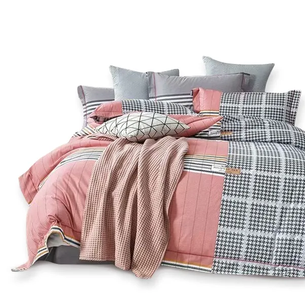 KOSMOS डिजाइन घर सनी उच्च गुणवत्ता बिस्तर 100% कपास चीन bedsheets