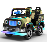 Voiture de divertissement gonflable électrique pour enfants, à monnayeur, à motif camouflage, avec éclairage LED, pour l'extérieur, pour fêtes foraines et événements commerciaux