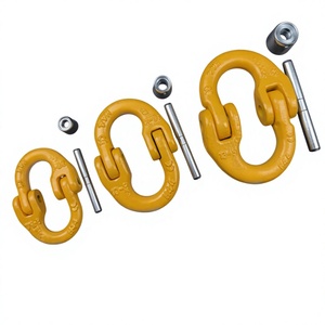 อุปกรณ์เชื่อมต่อแบบฟอร์จจากโลหะผสม G80 ยี่ห้อ Z2LIFTING สีเหลือง พร้อมตัวล็อคแบบ Hammer Lock สำหรับการลากจูง - Product Image 3