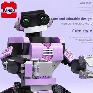 Robot de Control Remoto Eléctrico con Voz, Color Morado, UOBOT, Bloques de Construcción de Plástico para Armar - Product Image 4