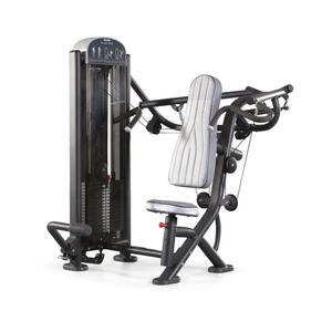 Máquina de Press de Hombros con Carga de Placas para Gimnasio Comercial, Altura Ajustable, Construcción de Acero, Entrenamiento de <span class=keywords><strong>Brazos</strong></span>, Espalda y Pecho - Product Image 1