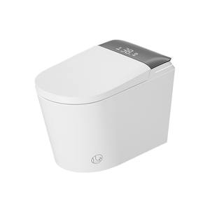 WC intelligent Lg à poser au sol, chasse d'eau par siphon, 36L, fonctionnement automatique avec chauffage instantané et protection anti-éclaboussures - Product Image 1