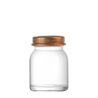 Bouteille en verre à ragoût frais Confiture de colle de poisson Résistant aux hautes températures Transparent scellé PT Cap Bird's Nest Jar