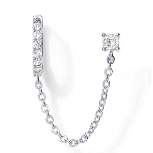 Orecchino a Catena per Donna, Pezzo Singolo, Accessorio Moda per Uso Quotidiano - Product Image 5